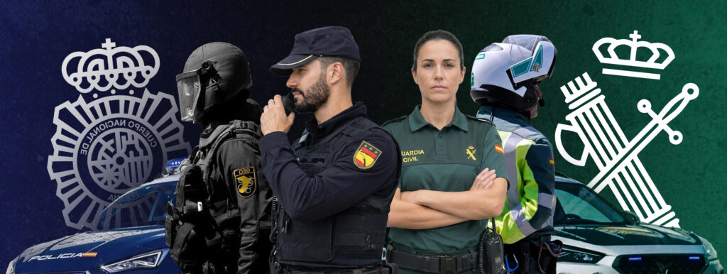 formas organizar oposiciones guardia civil